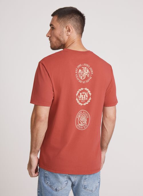 Camiseta Regular Fit Great Stamp John John Masculina