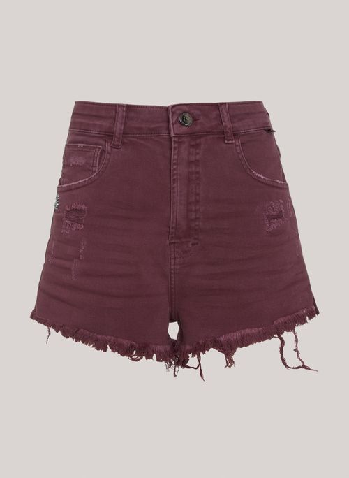 Shorts Boy Alto Grape Washed John John Feminino