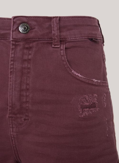 Shorts Boy Alto Grape Washed John John Feminino