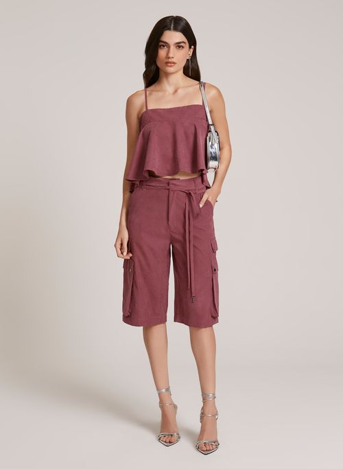 Bermuda Cargo Billie Rose John John  Feminina