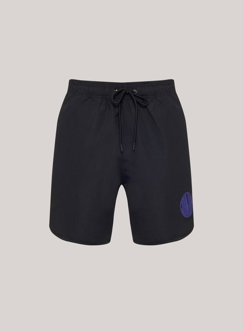 Shorts Reto Vivo Black Purple John John Masculino