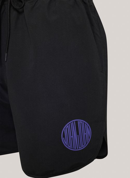 Shorts Reto Vivo Black Purple John John Masculino