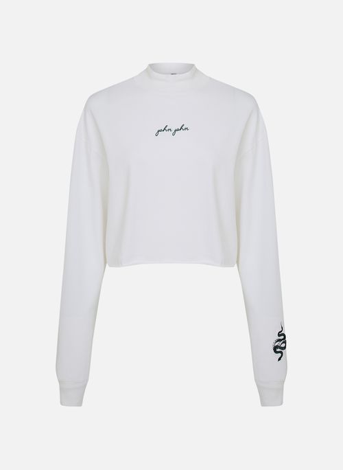 Blusa Reta Snake Arm Off John John Feminina