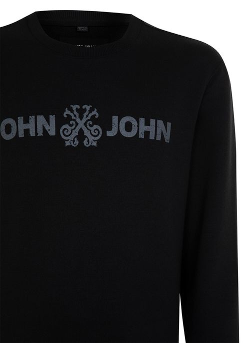 Casaco Regular Fit New Basic Black John John Masculino