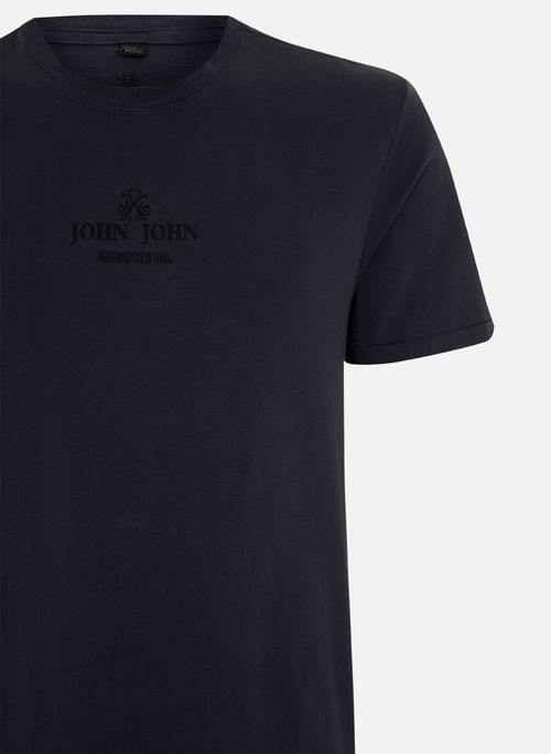 Camiseta Regular Fit Industry Co Cinza John John Masculina