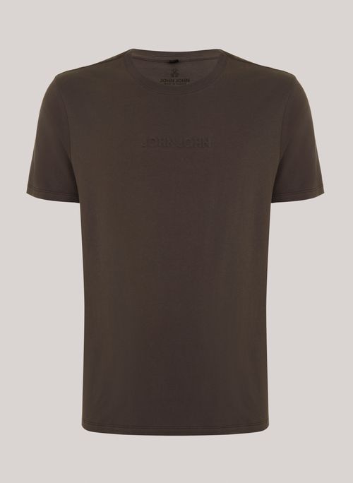 Camiseta Regular Fit Embossed John John Masculina