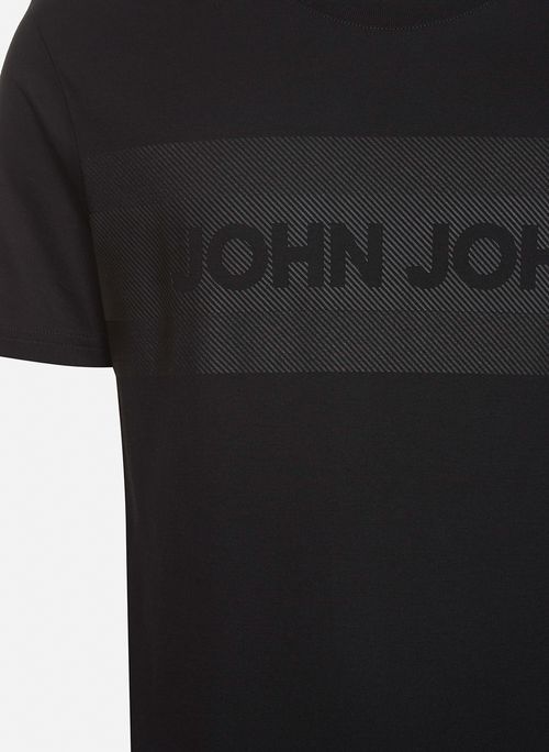 Camiseta Regular Fit Clean Lines Black John John Masculina