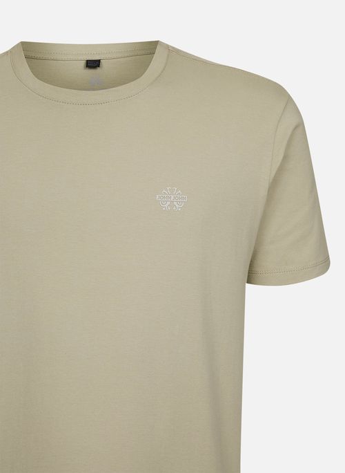 Camiseta Regular Fit Light Transfer Verde John John Masculina