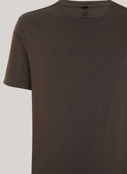 Camiseta Regular Fit Embossed John John Masculina