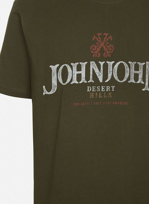 Camiseta Regular Fit Desert Hills Verde John John Masculina