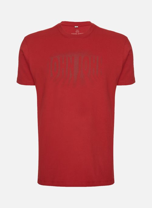 Camiseta Slim Fit Outdoor Vermelho John John Masculina