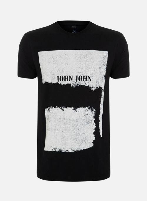 Camiseta Slim Fit Vintage Post John John Masculina