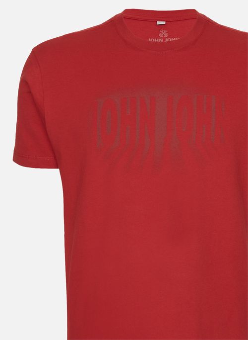 Camiseta Slim Fit Outdoor Vermelho John John Masculina