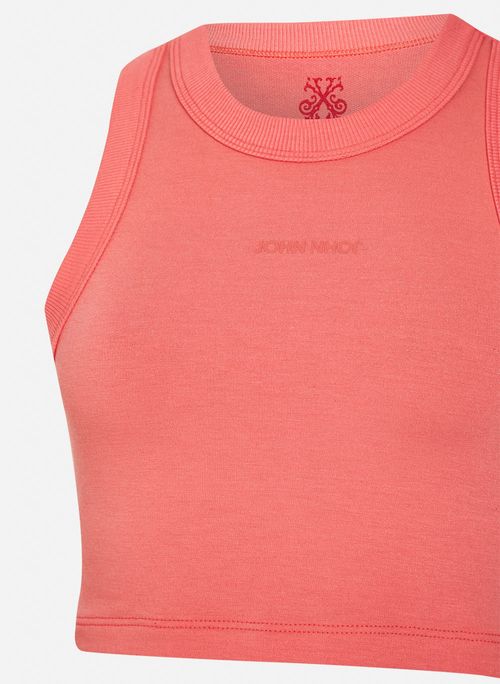 Top Cropped Belli Rosa John John Feminino
