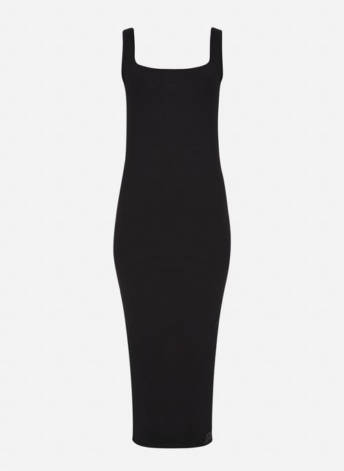 Vestido Justo Amy Black John John Feminino