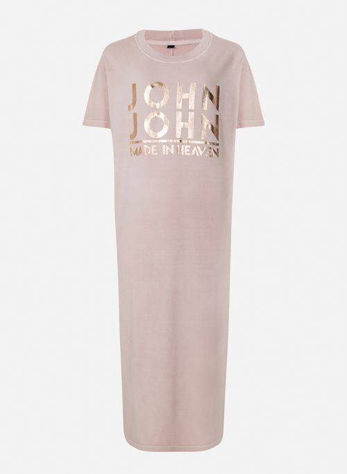 Vestido Amplo Line Midi Rose John John Feminino