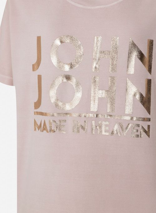 Vestido Amplo Line Midi Rose John John Feminino