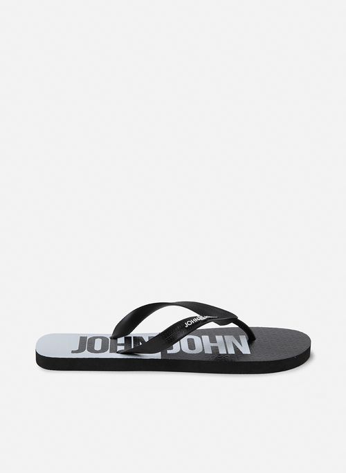 Chinelo Masculino Half Black And White John John Masculino