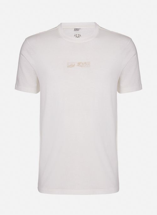 Camiseta Regular Fit Tape Areia John John Masculina