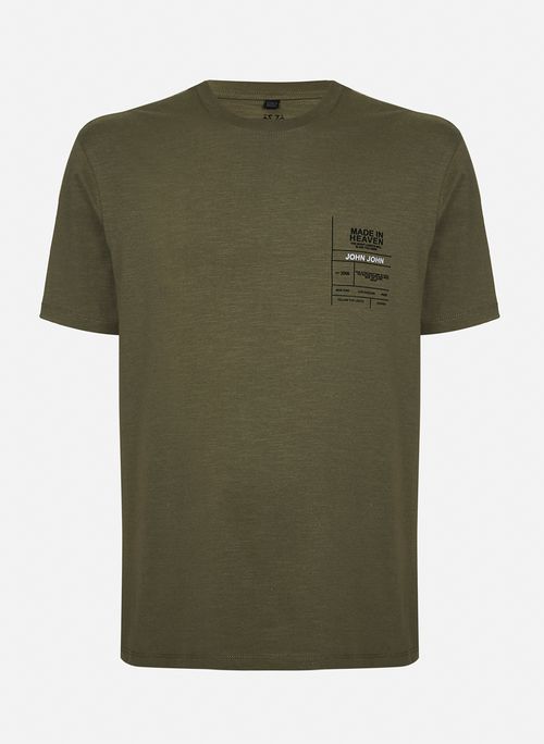 Camiseta Regular Fit Midnight Feel John John Masculina