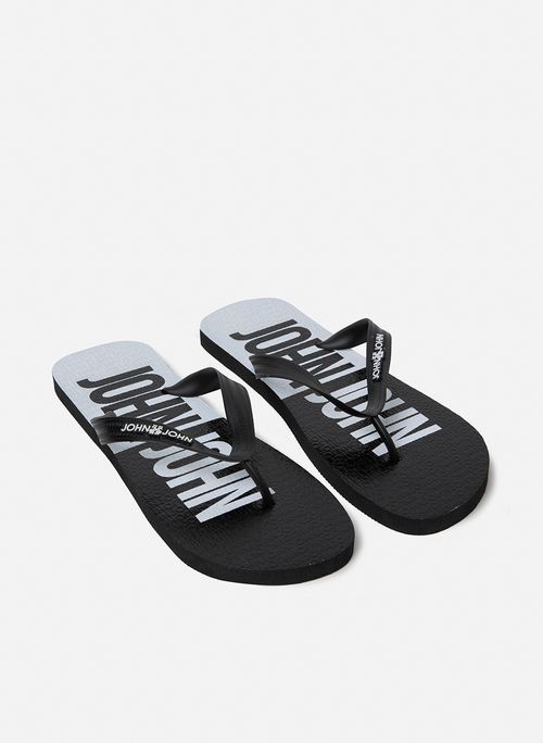 Chinelo Masculino Half Black And White John John Masculino