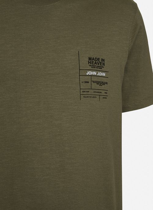 Camiseta Regular Fit Midnight Feel John John Masculina