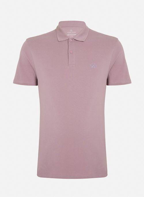 Polo Regular Fit Light Transfer Rosa John John Masculina