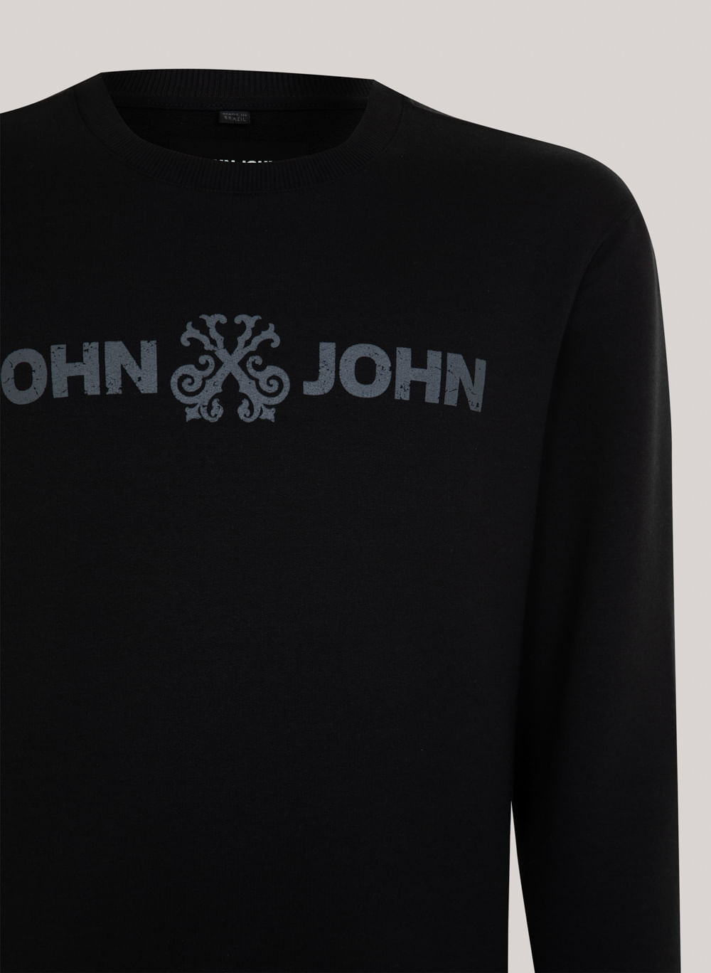 Casaco Regular Fit New Basic Black John John Masculino