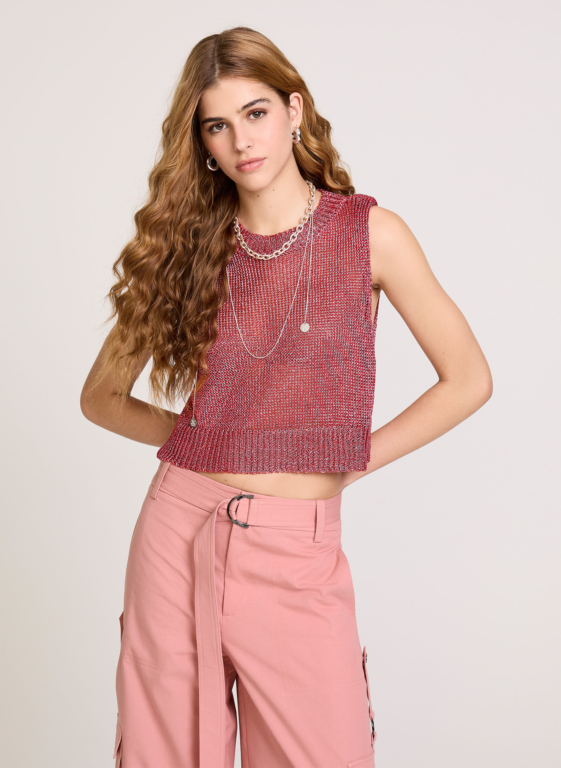 Regata Cropped Atenas Rosa John John Feminina