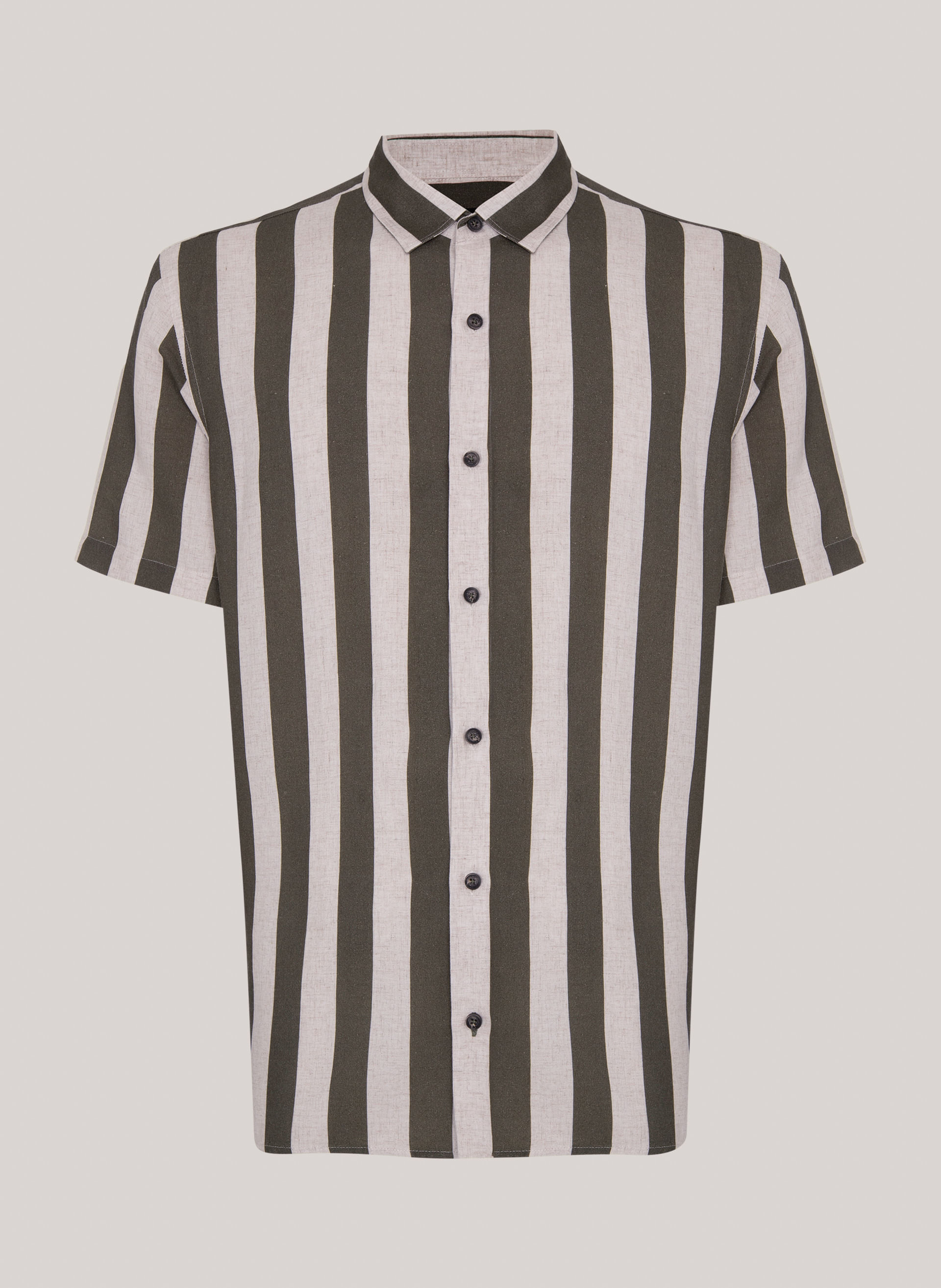 Camisa Relaxed Fit Bold Stripes John John Masculina
