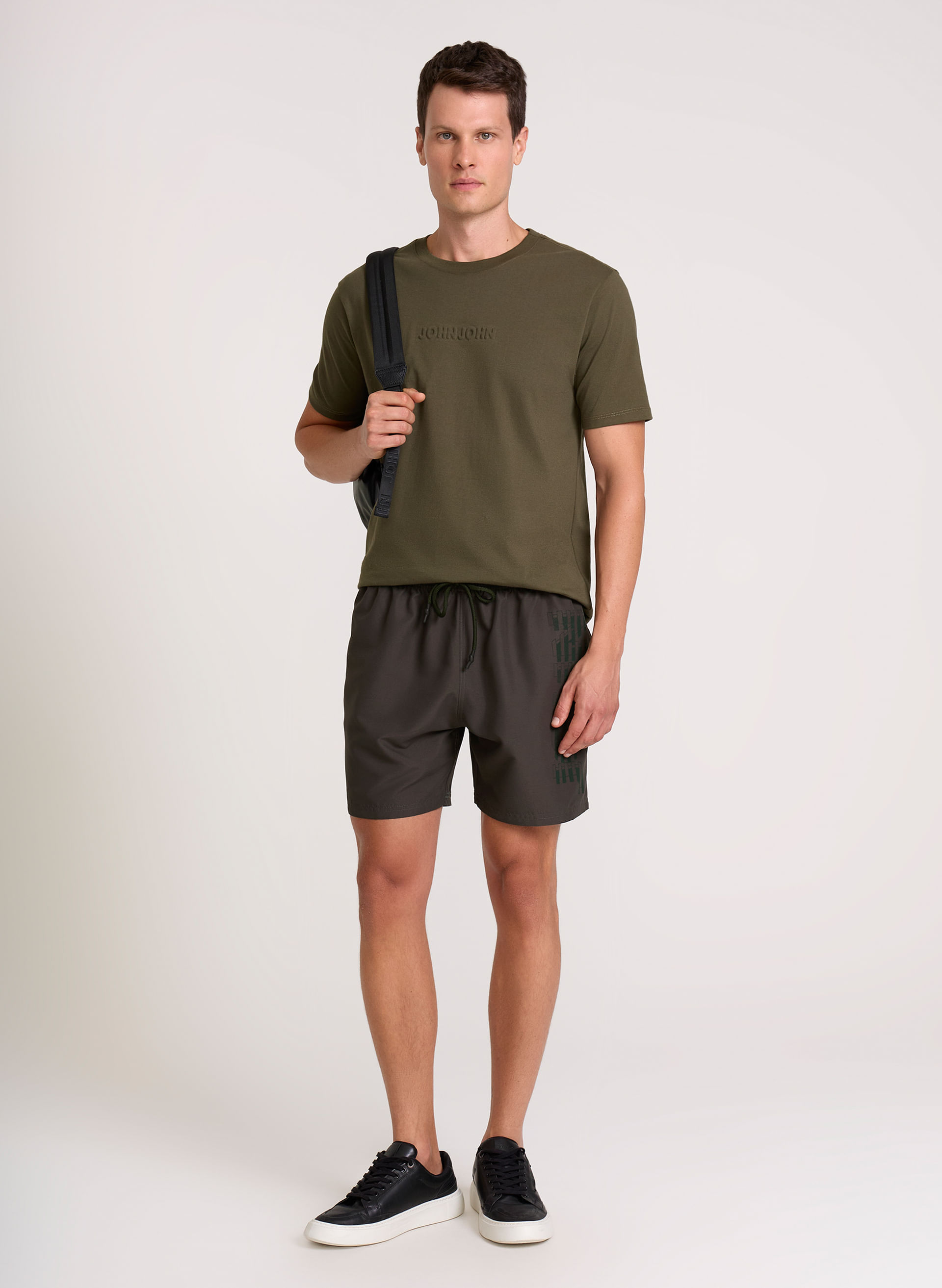 Shorts Regular Fit Rockaway John John Masculino