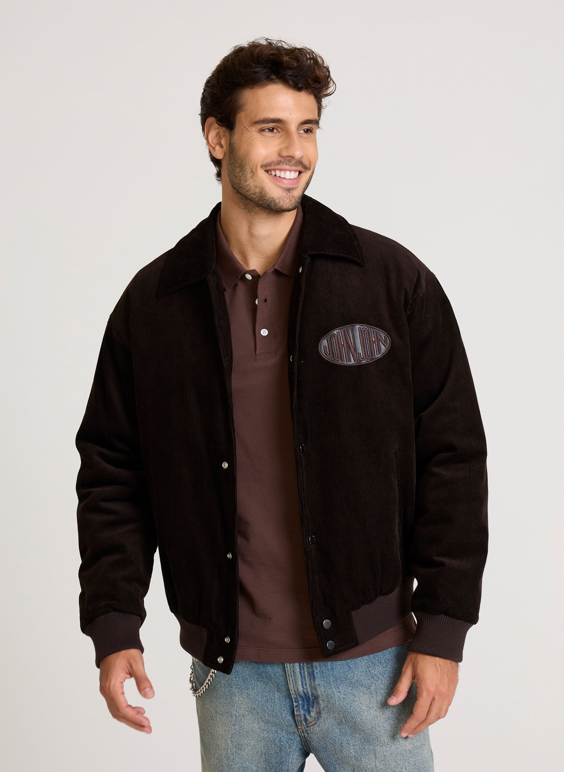 Jaqueta Regular Fit Ross John John Masculina