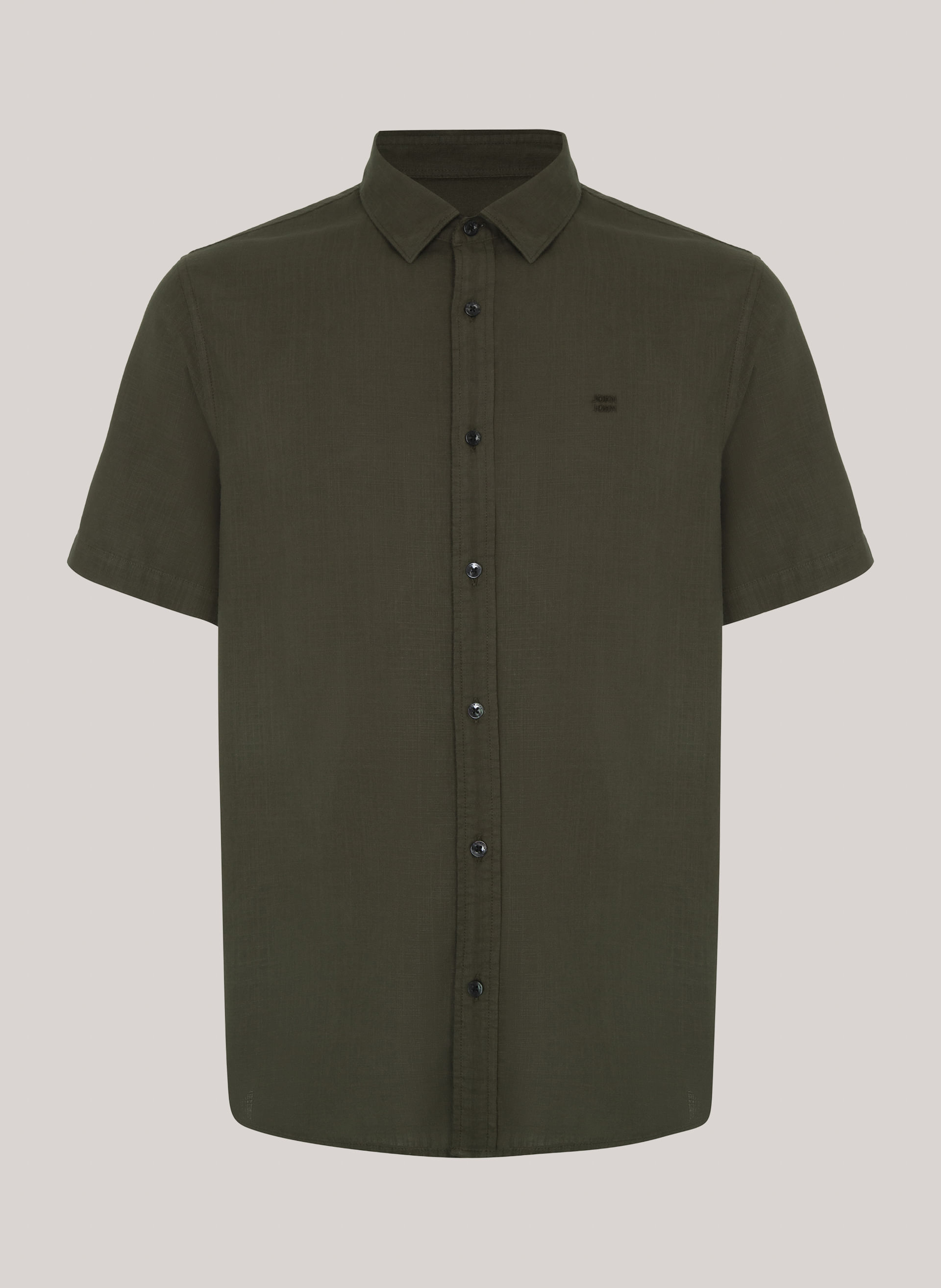 Camisa Regular Fit Rustic Green John John Masculina