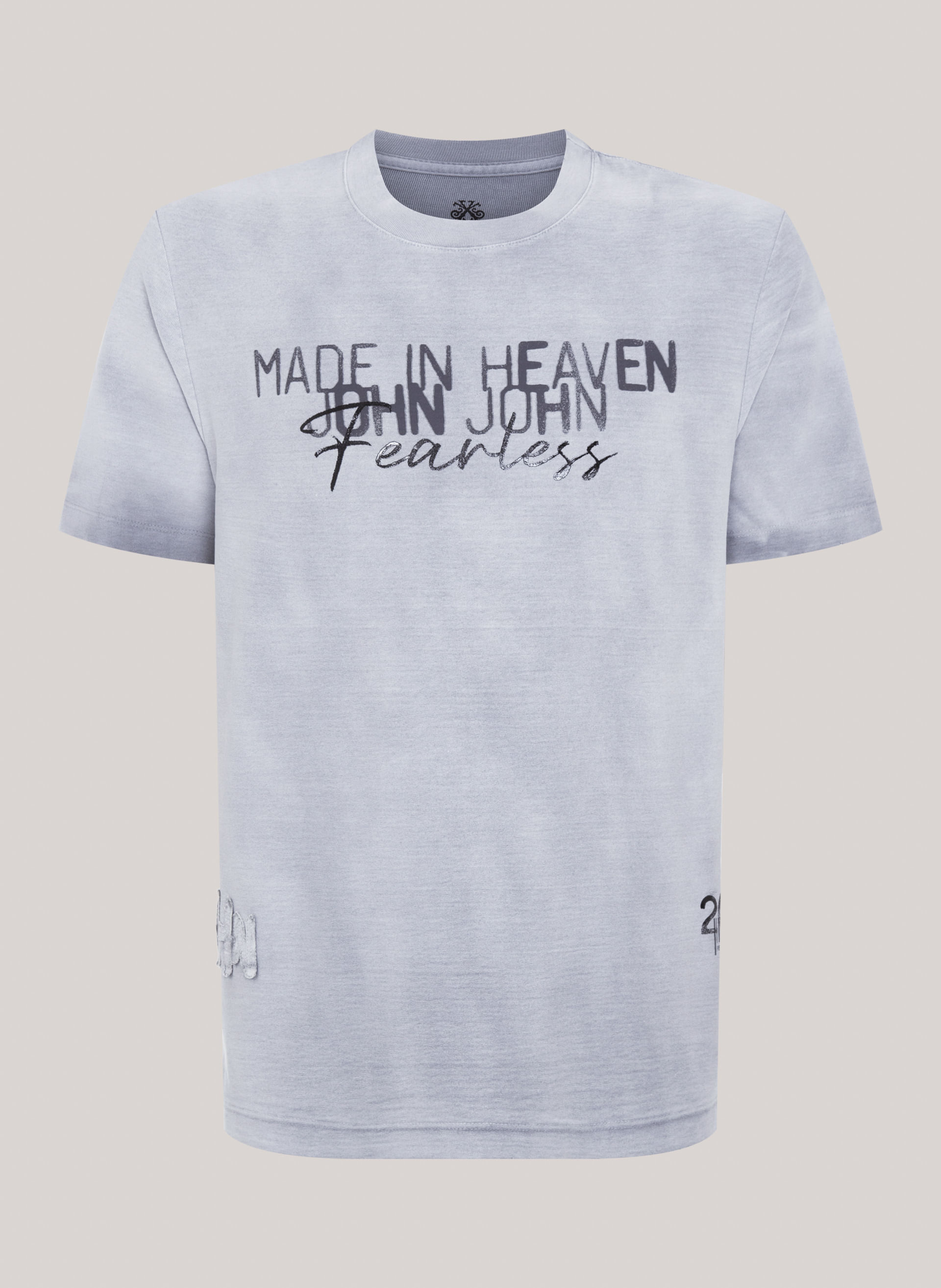 Camiseta Relaxed Fit Jhn Fearless John John Masculina