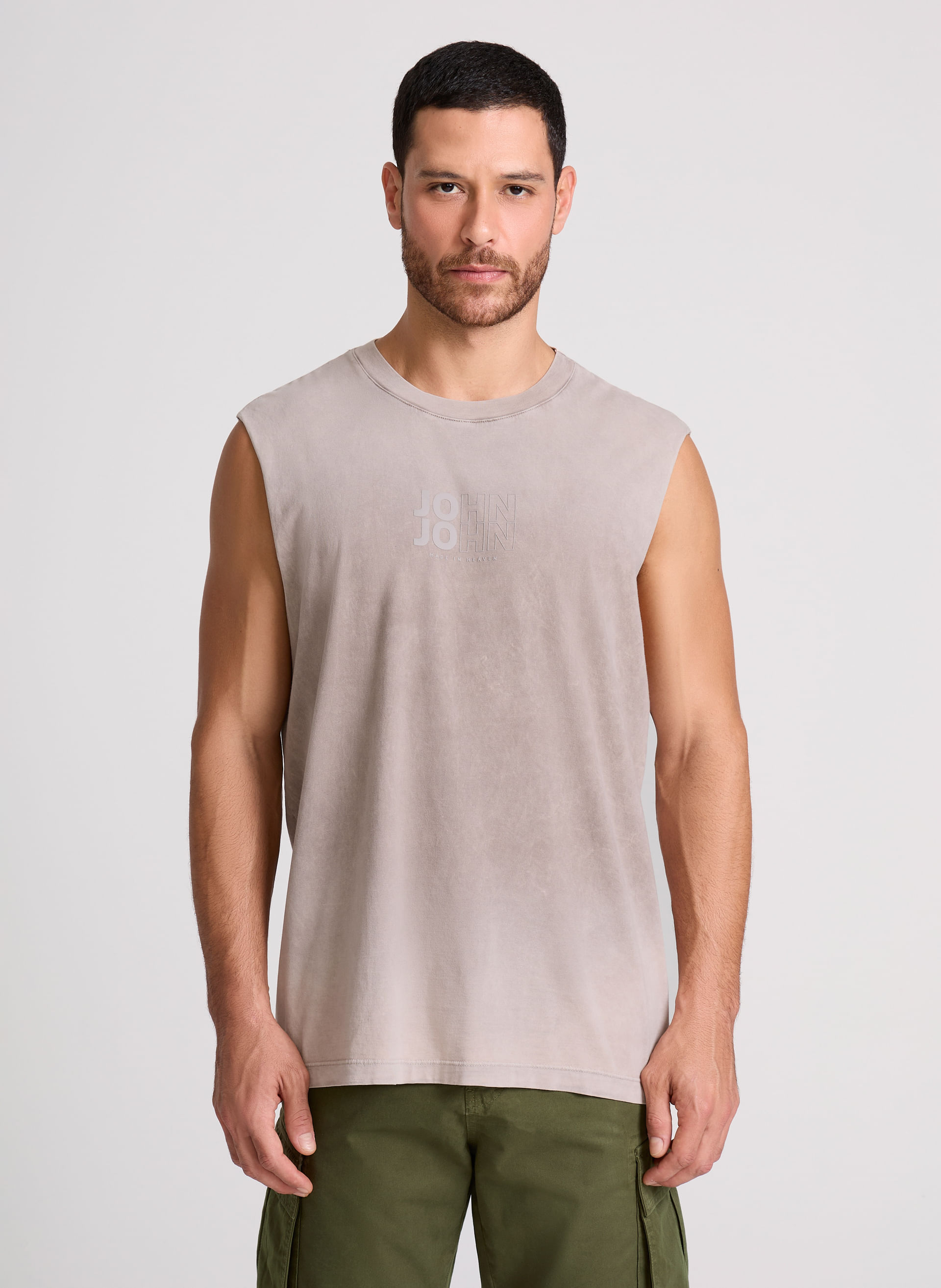 Regata Relaxed Fit Livin Palha John John Masculina