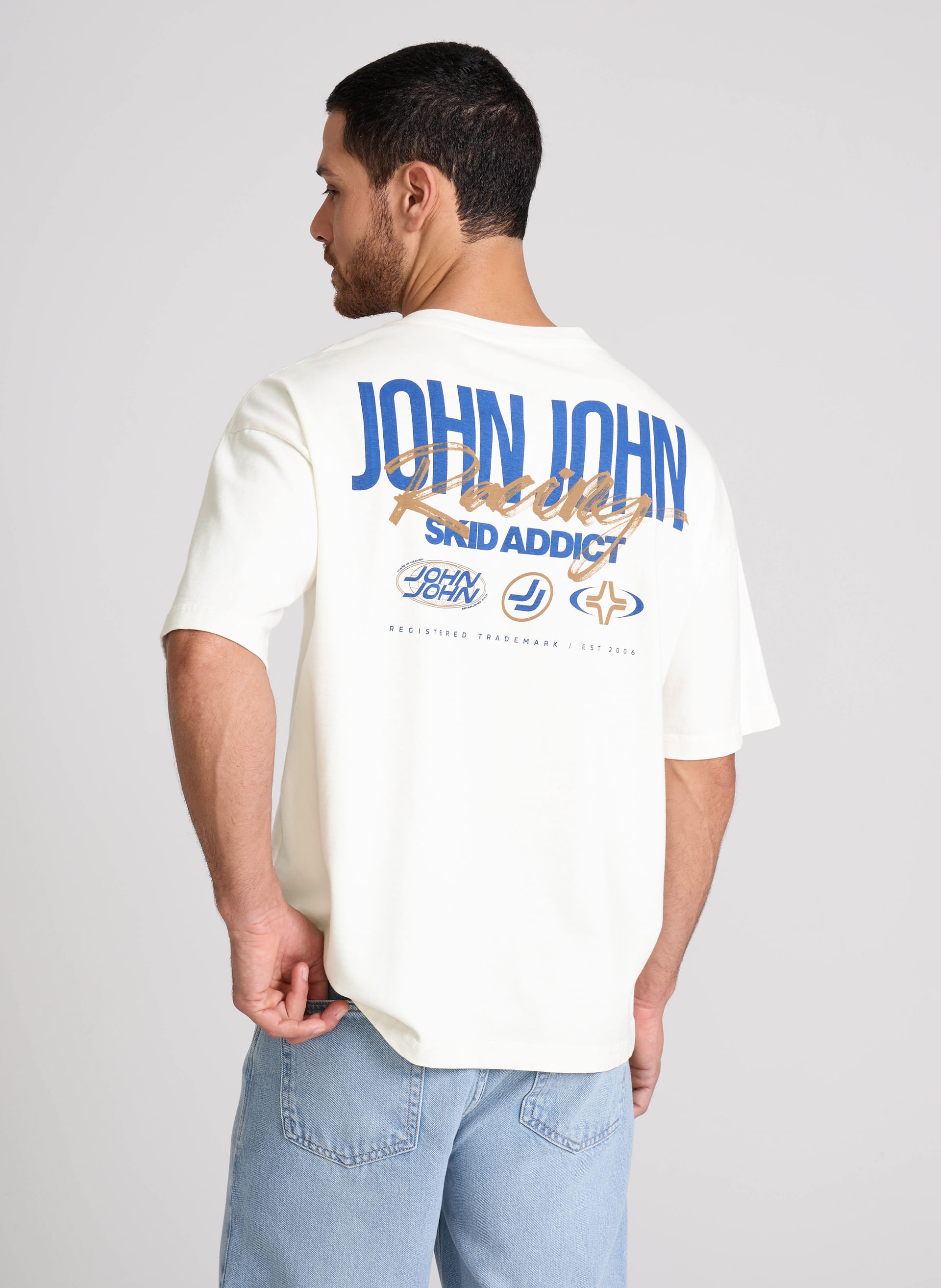 Camiseta Box Racing John John Masculina