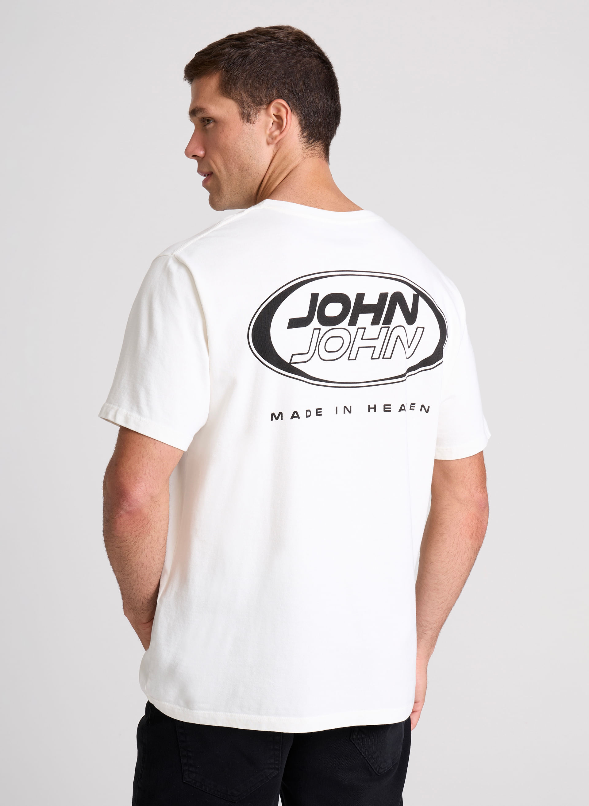 Camiseta Relaxed Fit Bright Racing John John Masculina