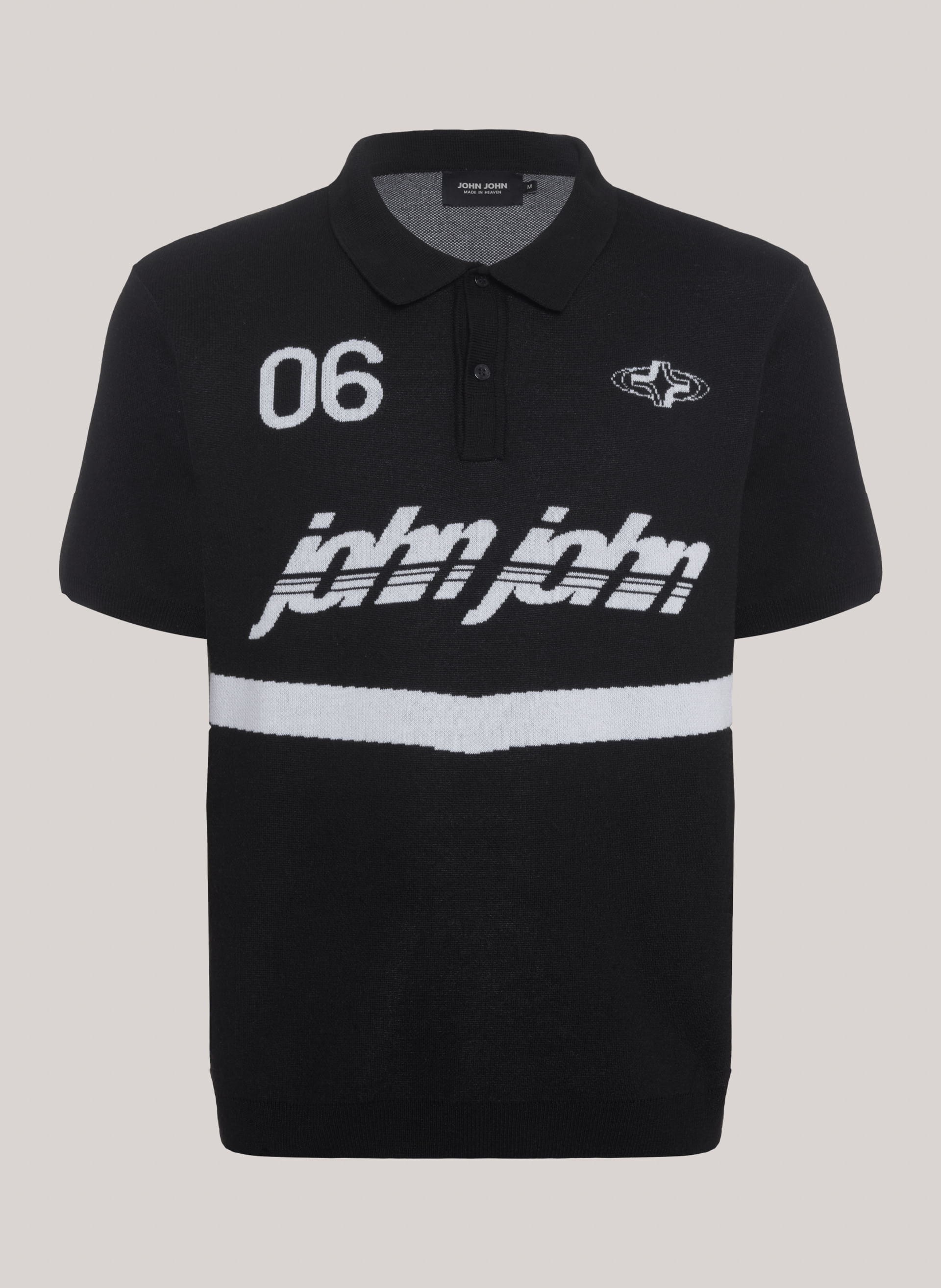 Polo Reta Tricot Race Club John John Masculina
