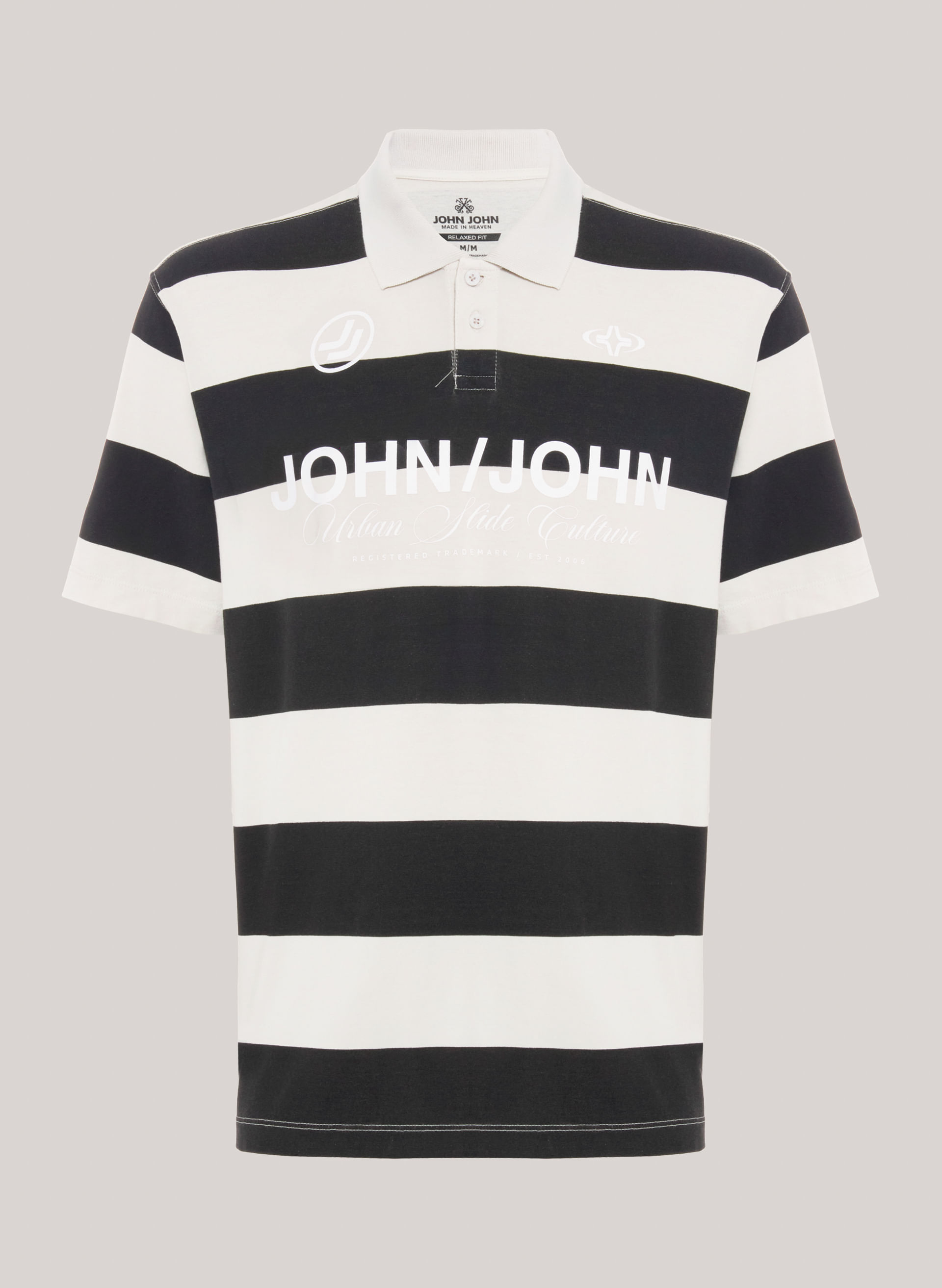 Polo Relaxed Fit Urban Slide John John Masculina