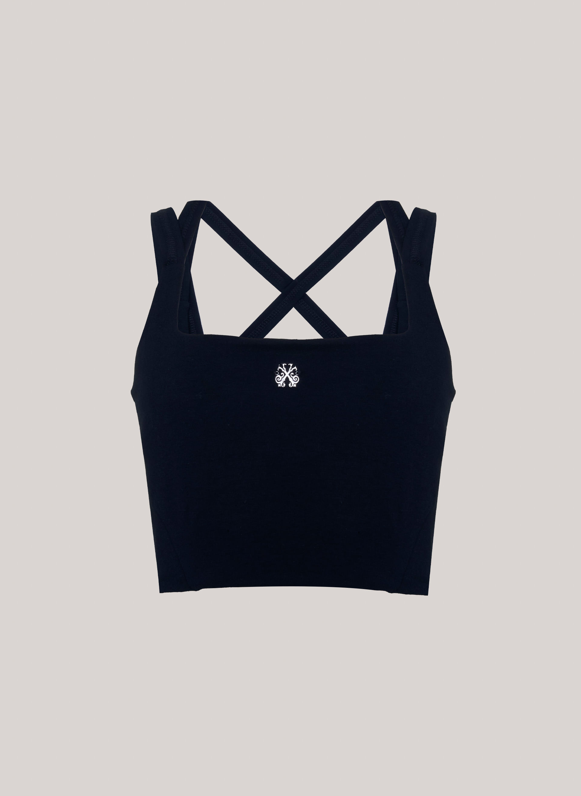 Top Justo Pietra Black John John Feminino
