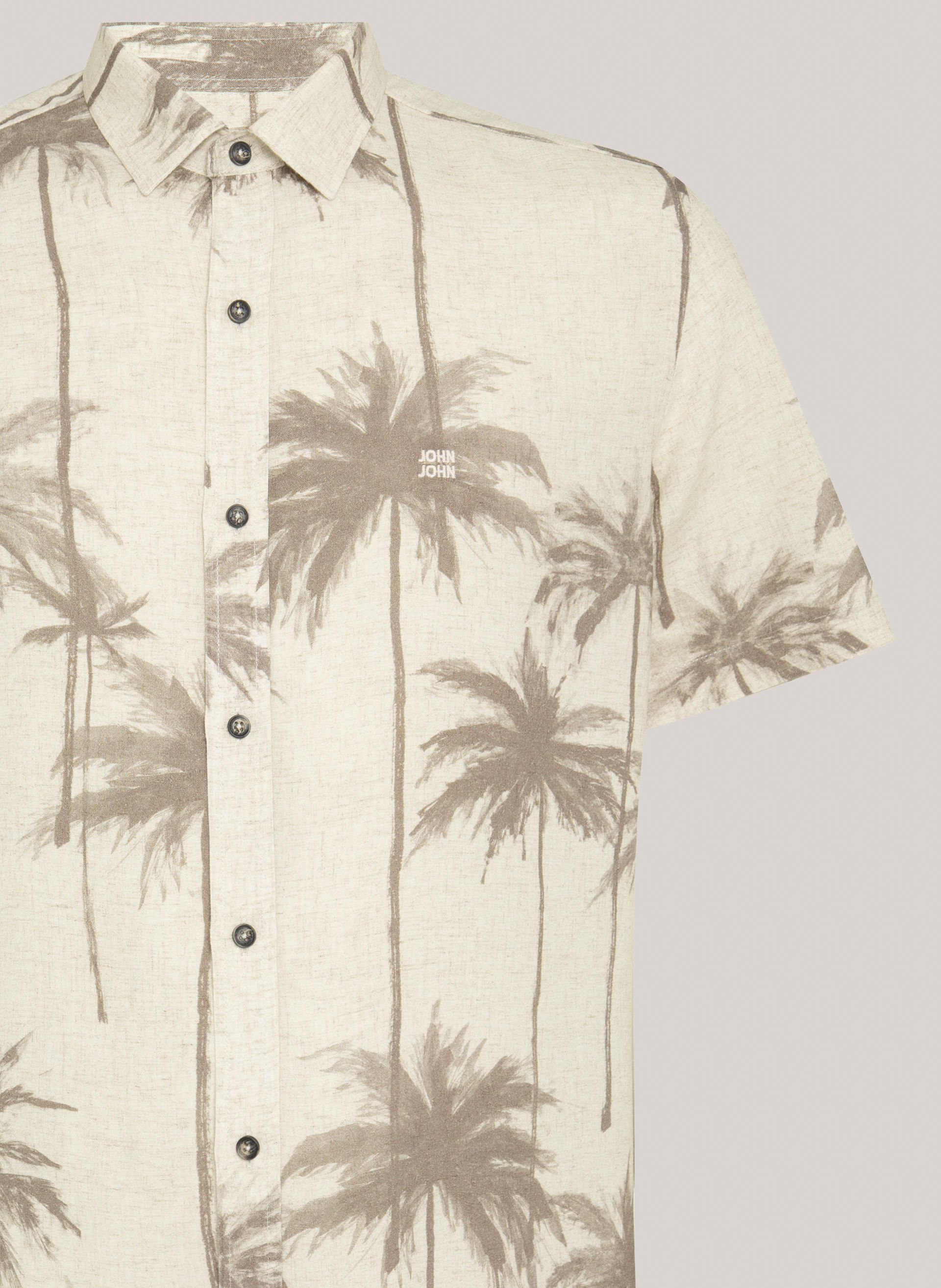 Camisa Relaxed Fit Palms John John Masculina